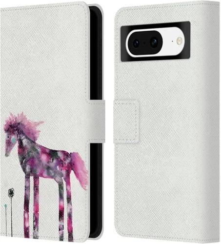 Vista 15 de Head Case Designs Wyanne Quiet Creative Animals 2 - Funda de piel con licencia oficial para Google Pixel 8 Silencioso creativo