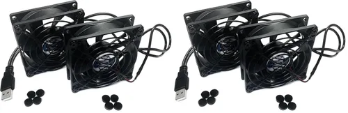 Vista 4 de Coolerguys Conexión USB dual de 2.362x2.362x0.984 in CG06025L05B2-U