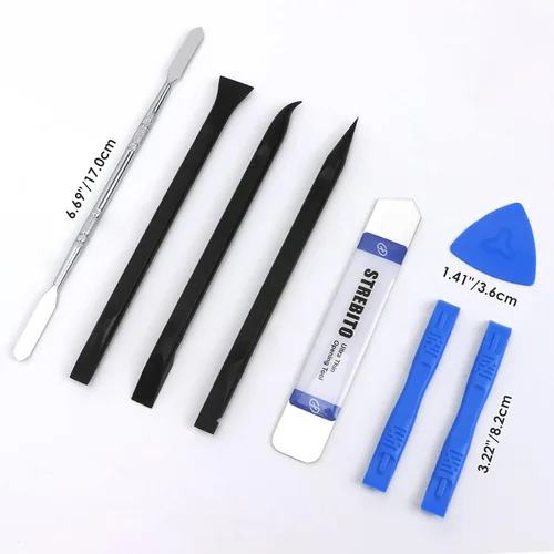 Vista 2 de STREBITO Kit de herramientas de palanca y lapicera de 11 piezas, kit de herramientas de lapicera de plástico y metal, herramienta definitiva