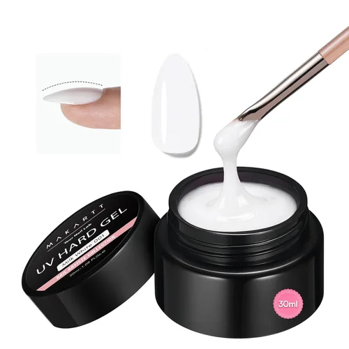 Vista 17 de Makartt Arte de uñas de gel 3D: 4 en 1 constructor de gel sólido transparente para extensión, pegamento de uñas UV para uñas acrílicas, diamantes