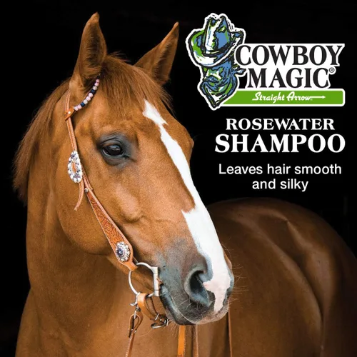 Vista 3 de Cowboy Magic Champú de agua de rosas + acondicionador de 32 onzas cada uno