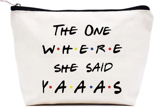 Vista 167 de LIBIHUA Bolsa de maquillaje para mujer, bolsa de cosméticos regalos para ella, bolsa de viaje femenina, Beige, 1 en mi era de Lacrosse Mom
