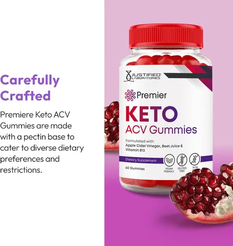 Vista 5 de Justified Laboratories Gomitas Premier Keto ACV (1000 mg)