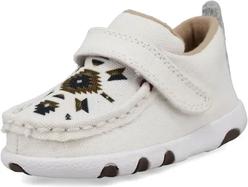 Vista 10 de Twisted X Zapato de conducción chukka para bebé Beige multicolor