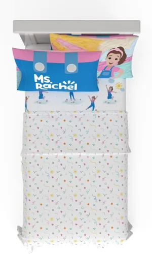 Vista 19 de Franco - Juego de sábanas de microfibra súper suave para niños, tamaño matrimonial, Baby Shark
