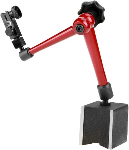 Vista 5 de GOTOTOP Soporte de base magnética universal ajustable de 13.780 in para indicador de indicador de prueba de dial