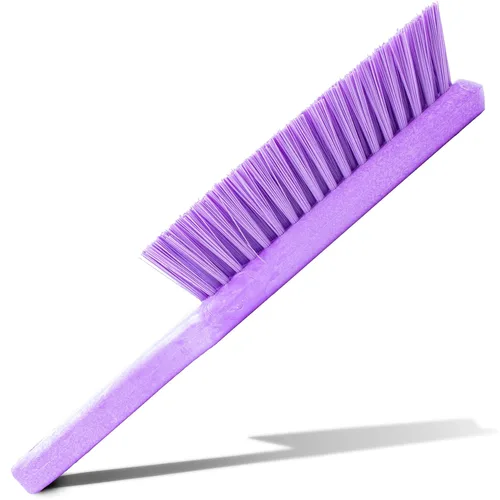 Vista 6 de SPARTA Cepillo suave de 8 pulgadas con cerdas de poliéster y mango de 5 pulgadas, escoba de mano codificada por colores para mesas, encimeras y Negro