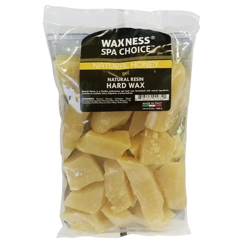 Vista 3 de Waxness Spa Choice - Cuentas de cera dura de gel de miel natural, 2.2 libras / 2.2 lbs, paquete de 2