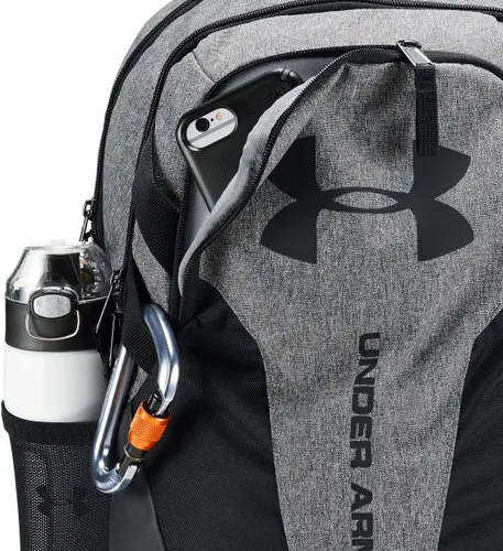 Vista 5 de Under Armour UA Hustle 3.0 Mochila, Gris, talla única