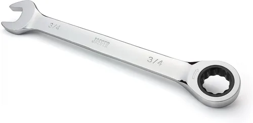 Vista 30 de Jaeger Llave combinada de trinquete de 1 pulgada con precisión de trinquete de 89 dientes y acero pulido endurecido para proyectos con espacios