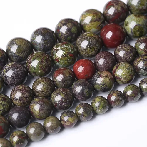Vista 45 de 100 cuentas de piedra multicolor natural de 0.236 pulgadas (0.236 in), cuentas espaciadoras sueltas redondas para hacer pulseras, collares, aretes