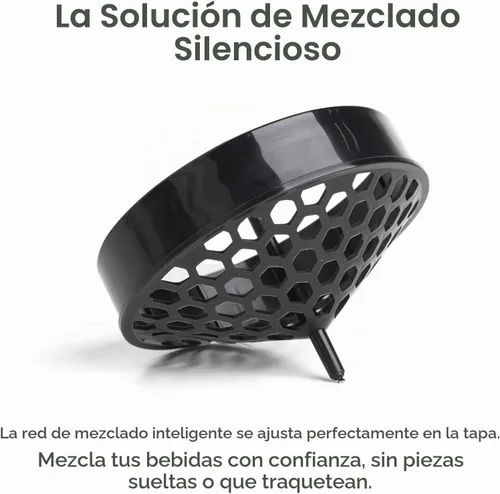 Vista 5 de Botella agitadora de proteínas Smartshake Lite Liga de la Justicia 800ml – Botella de agua DC Comics, botella agitadora para gimnasio sin BPA a