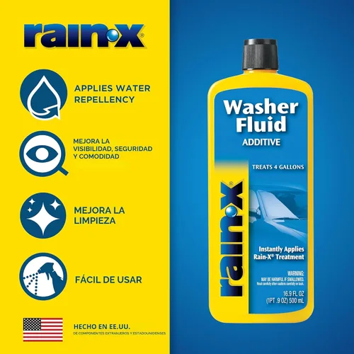 Vista 5 de Aditivo limpiavidrio Rain-X RX11806D - 16.9 fl. oz, 500 ml