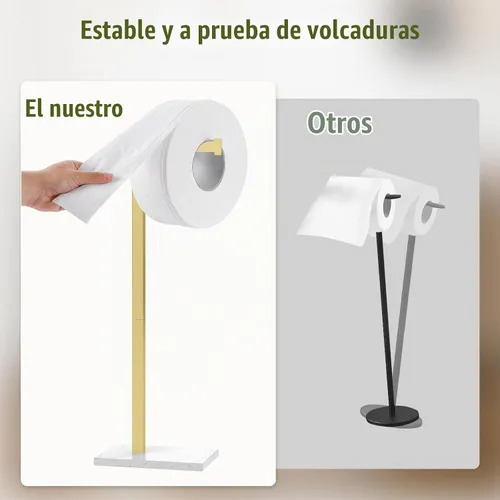 Vista 5 de Acero inoxidable cepillado del SUS 304 de la base del mármol del soporte Oro cepillado