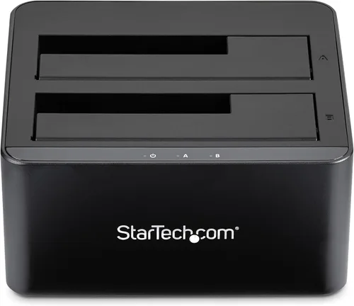 Vista 3 de StarTech - Base USB 3.0 de 2.5/3.5 pulgadas SATA HDD/SSD de doble bahía