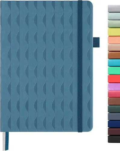 Vista 87 de ⩓ Per Se Cuaderno de Diario con Líneas (3 Paquetes), 160 Páginas Papel Grueso 100GSM, A5 Tapa Dura Cuadernos con Rayas Universitarias para Escribir