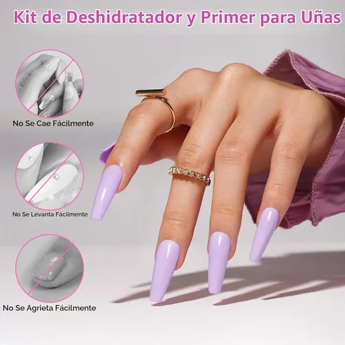 Vista 7 de Makartt - Juego de 2 deshidratadores e imprimación de uñas, 0.5 fl oz