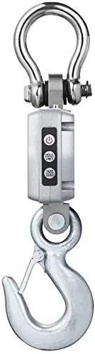 Vista 3 de VisionTechShop Báscula digital de grúa, VTS-CD 2000lb 2,204.6 lbs Escala colgante compacta resistente Pantalla LCD de tecla táctil para fábrica
