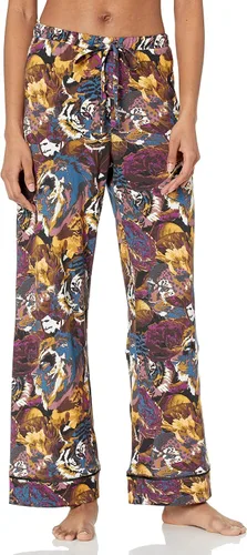 Vista 3 de Cosabella Conjunto de pijama de manga larga y pantalón con estampado Bella para mujer