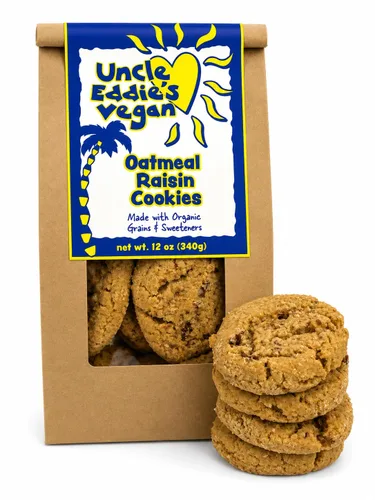 Vista 3 de Uncle Eddies Galletas, galletas de avena y pasas, 12 onzas
