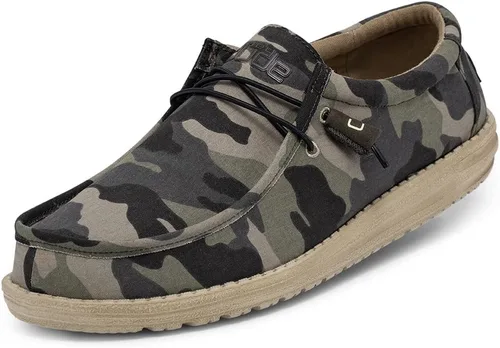 Vista 12 de Hey Dude Wally Eco Stretch Mocasines para hombre, cómodos y ligeros aleación