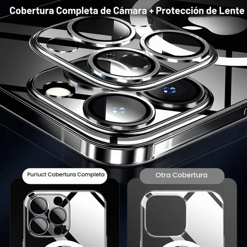 Vista 3 de Funda magnética delgada diseñada para iPhone 13 Pro Max [Compatible con MagSafe], carcasa trasera dura con acabado fino [No se pone amarilla] Funda