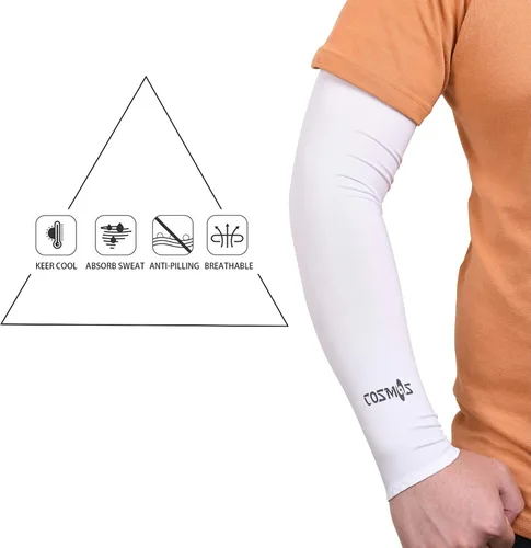 Vista 2 de Cosmos 5 pares de fundas de brazo de refrigeración para deportes al aire libre