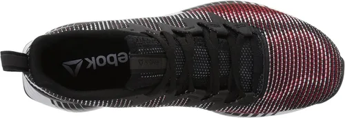 Vista 5 de Reebok Tenis Fusion Flexweave para hombre Rojonegroblanco