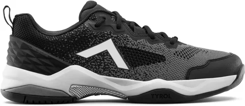 Vista 4 de Tyrol Zapatos de pickleball Smash para hombre, NegroPerla Humo