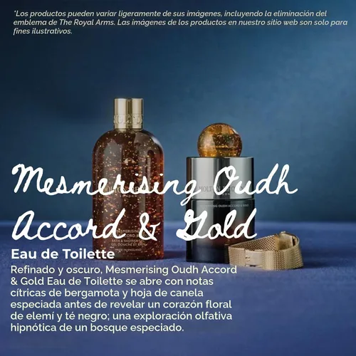 Vista 3 de Molton Brown Oudh Accord & Gold Eau de Toilette de 3.4 fl oz