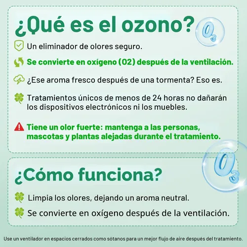 Vista 5 de Generador de Ozono 45,000mg/h, Desodorizante Industrial O3 para Áreas de 2500 Pies Cuadrados - Máquina de Ozono de Alta Capacidad, Ionizador