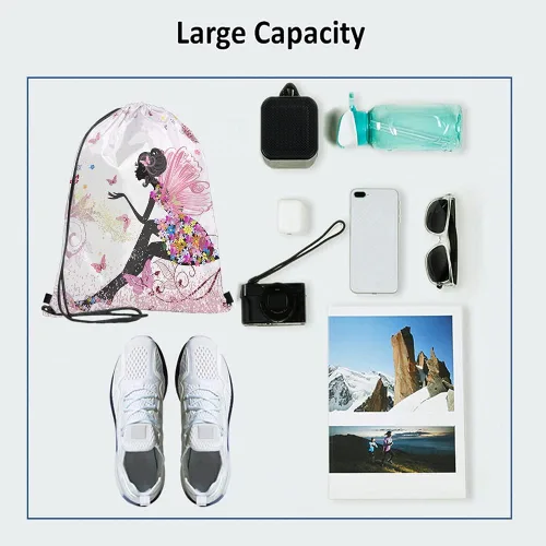 Vista 3 de Bolsas de béisbol con cordón, mochila deportiva para gimnasio, bolsa con cordón, Multi-a03, Mochilas de viaje