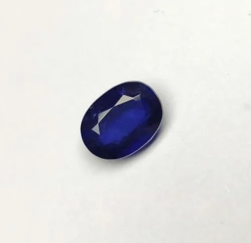 Vista 2 de Blue Sapphire Natural Gemstones Cut Stone Sapphire Healing Crystals, Oval Energy Stone, Jewelry Making Birthstone Blue Crystals Assorted Loose
