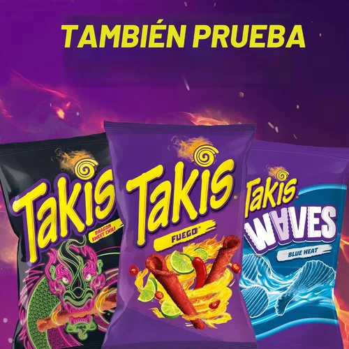 Vista 9 de Takis Blue Heat edición limitada, paquete de 2