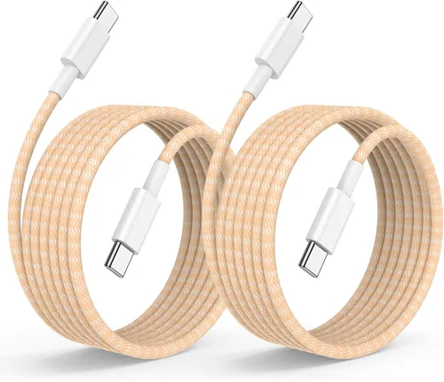 Vista 8 de Cable de carga rápida USB C a C de 10 pies, cable de carga largo tipo C a USB C para Apple iPhone 17 Pro Max/17 Air/16 Pro/15 Plus, MacBook Pro