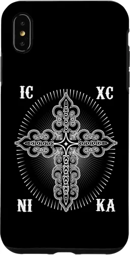 Vista 11 de IC XC Nika Cross Christogram Orthodox Christian Case for iPhone 17