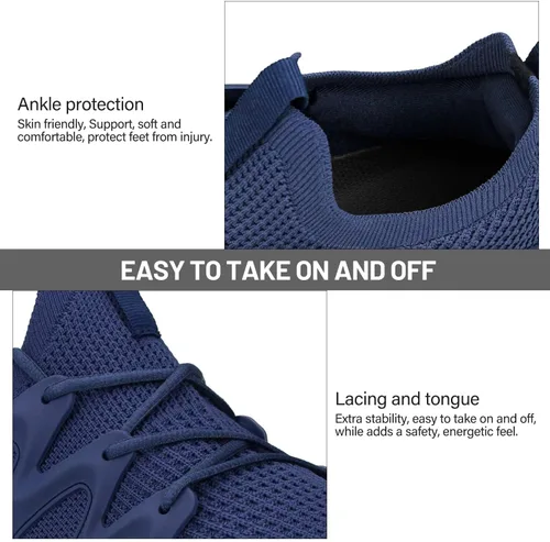 Vista 5 de Pujcs Zapatos para Mujeres Zapatos de Tenis Ligeros Zapatos de Gimnasio Antideslizantes para Entrenamiento Zapatos de Malla Transpirable
