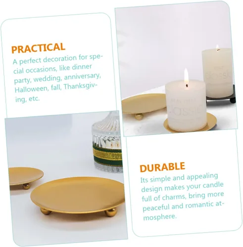 Vista 3 de IMIKEYA 16pcs Candle Holder Tea Light Votive Stand Decorative Candle Stand for Home Table Decor Centerpiece