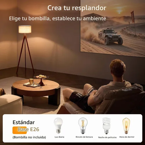 Vista 7 de LEPOWER Lámpara de pie trípode de madera, lámpara de pie de mediados de siglo, luz de estudio de diseño moderno para sala de estar, dormitorio, sala