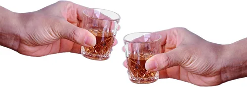 Vista 3 de Valeways Juego de 12 mini vasos de chupito, transparentes y bonitos vasos de degustación, 1.75 onzas Cordial Sherry Snifters