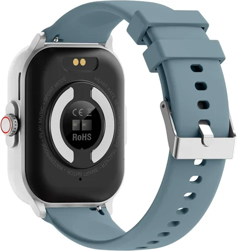 Vista 2 de Reloj inteligente E02 (Plata)