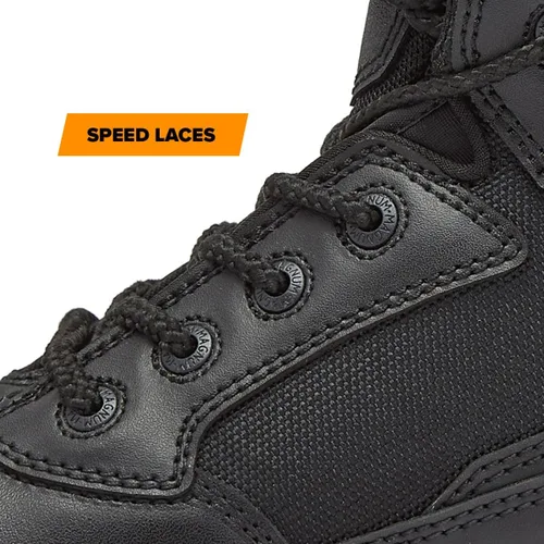 Vista 3 de MAGNUM Stealth Force - Botas tácticas negras impermeables de 6 pulgadas, botas militares de cuero para hombre