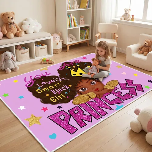Vista 21 de Alfombra de gato para habitación de niñas, diseño de dibujos animados, decoración para dormitorio, bonita alfombra de área de gatos, alfombras
