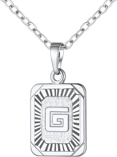 Vista 21 de U7 Initial Necklaces for Women a. Oro