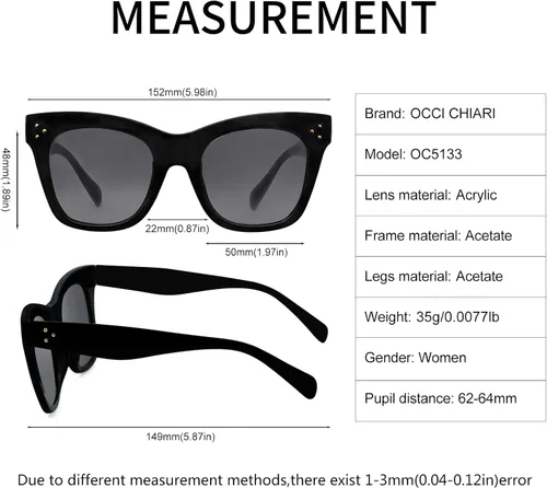 Vista 80 de OCCI CHIARI Gafas de lectura de moda para mujer y hombre