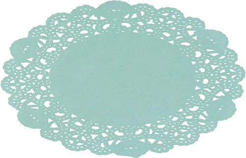 Vista 43 de Restaurantware Pastry Tek Blondas de Encaje de 4 x 4 Pulgadas 100 Vajilla Decorativa - Blondas de Mesa Desechables Redondas de Papel Negro