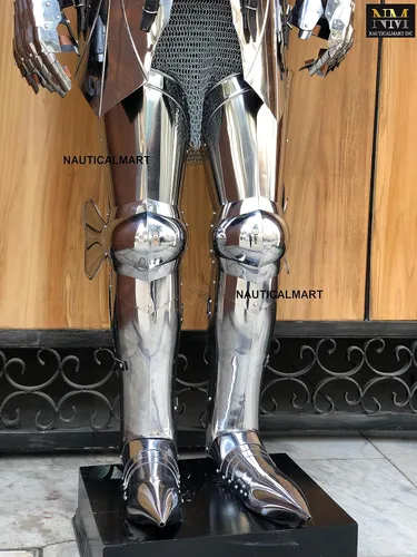 Vista 4 de NauticalMart Traje medieval gótico de armadura de cuerpo completo con armadura