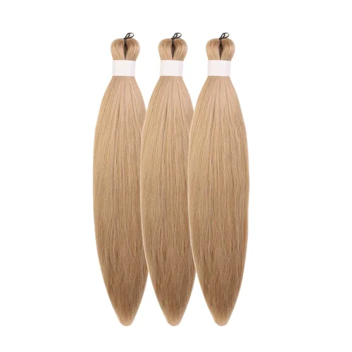 Vista 80 de Pelo corto negro trenzado preestirado de 14 pulgadas para trenzas sin nudos, pelo sintético 1B trenzado para trenzas Bob Box