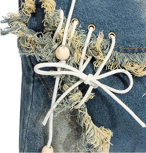 Vista 5 de Bivinke Bolsas de tela vaquera para mujeres y hombres, bolso de hombro cruzado, bolso casual, bolso retro de gran capacidad