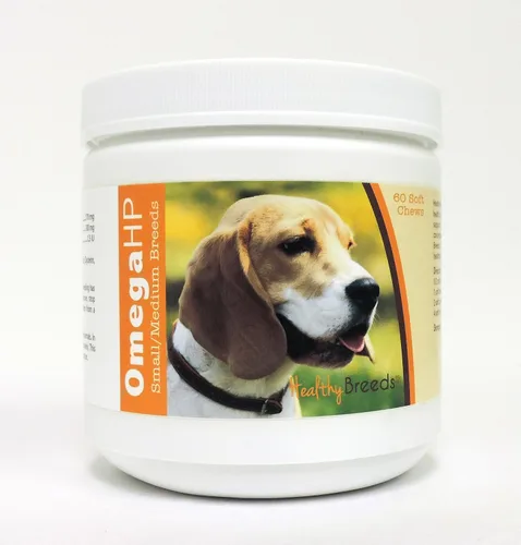 Vista 47 de Healthy Breeds Affenpinscher Omega HP - Masticables suaves para piel y pelaje, 60